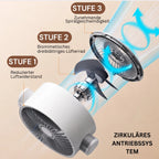Pedestal Fan | Height-Adjustable & Whisper-Quiet | 5-Speed Auto Oscillation