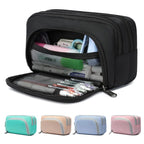 Pencil Case | Multi-Compartment & Water-Resistant | Compact Travel Size