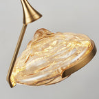 Pendant ceiling light | Diamond crystal glass & integrated LED | Ø25 cm adjustable height