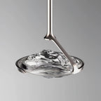 Pendant ceiling light | Diamond crystal glass & integrated LED | Ø25 cm adjustable height