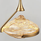 Pendant ceiling light | Diamond crystal glass & integrated LED | Ø25 cm adjustable height