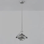 Pendant ceiling light | Diamond crystal glass & integrated LED | Ø25 cm adjustable height