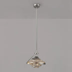 Pendant ceiling light | Diamond crystal glass & integrated LED | Ø25 cm adjustable height