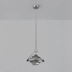 Pendant ceiling light | Diamond crystal glass & integrated LED | Ø25 cm adjustable height