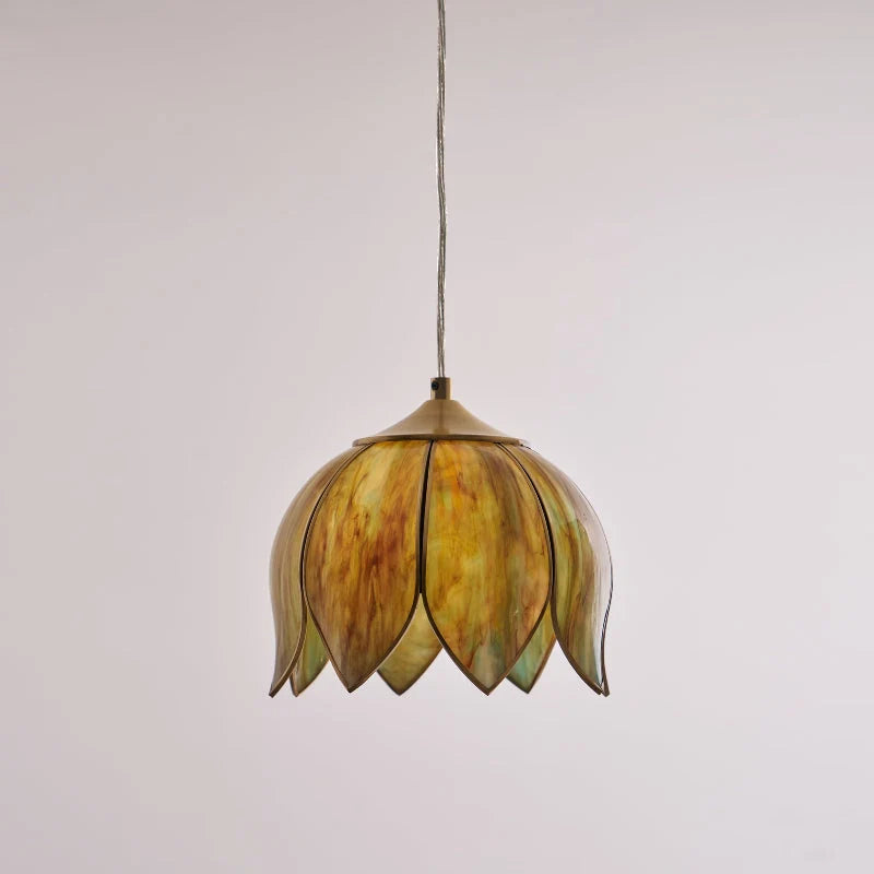 Pendant Lamp | Brass Body & Glass Shade | E26/E27 Socket