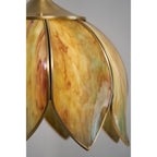 Pendant Lamp | Brass Body & Glass Shade | E26/E27 Socket