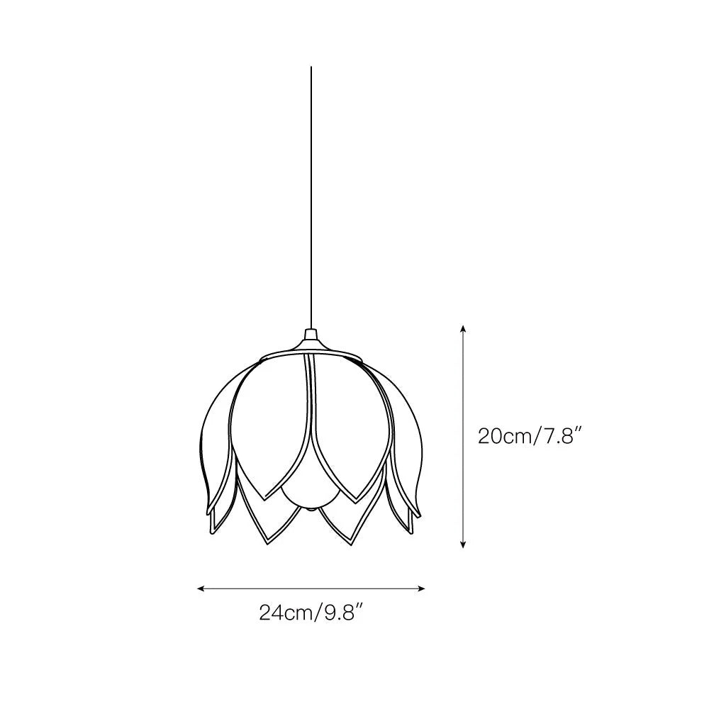 Pendant Lamp | Brass Body & Glass Shade | E26/E27 Socket