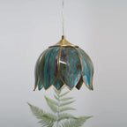 Pendant Lamp | Brass Body & Glass Shade | E26/E27 Socket