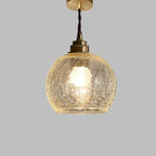 Pendant Lamp | Crystal Glass & Minimalist Design | E27 Socket