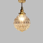 Pendant Lamp | Crystal Glass & Minimalist Design | E27 Socket