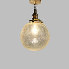 Pendant Lamp | Crystal Glass & Minimalist Design | E27 Socket