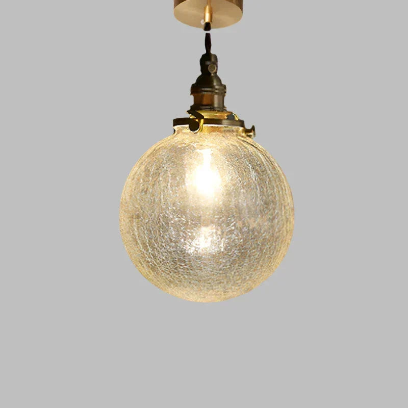 Pendant Lamp | Crystal Glass & Minimalist Design | E27 Socket