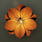Pendant Lamp | Folded Lotus Paper Shade & Adjustable Cable | E26/E27 Socket