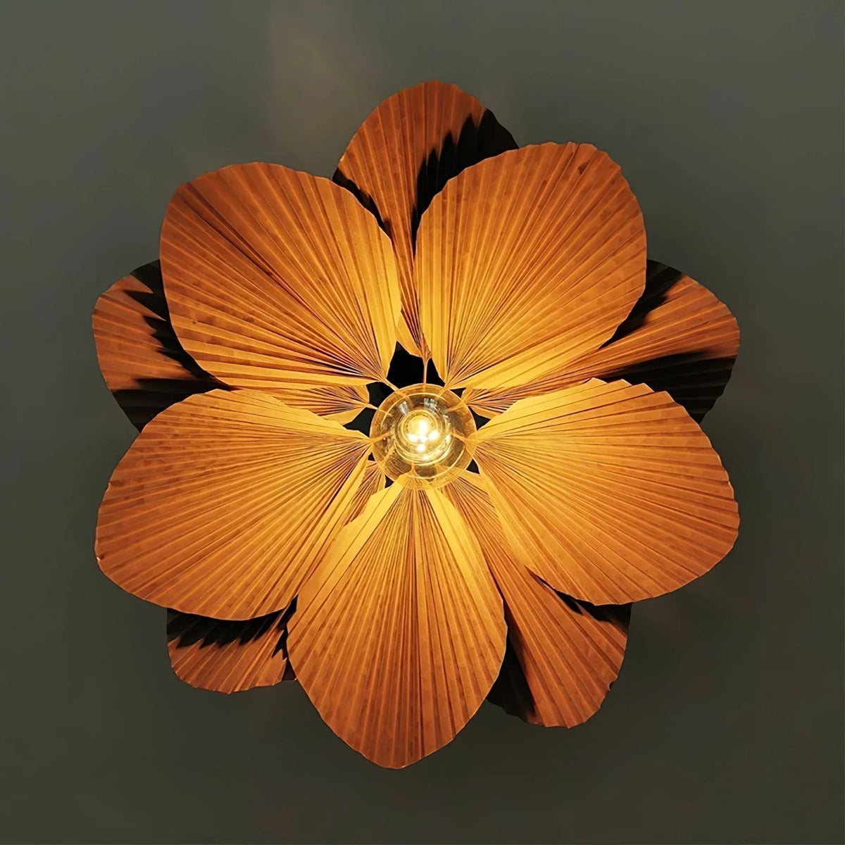 Pendant Lamp | Folded Lotus Paper Shade & Adjustable Cable | E26/E27 Socket