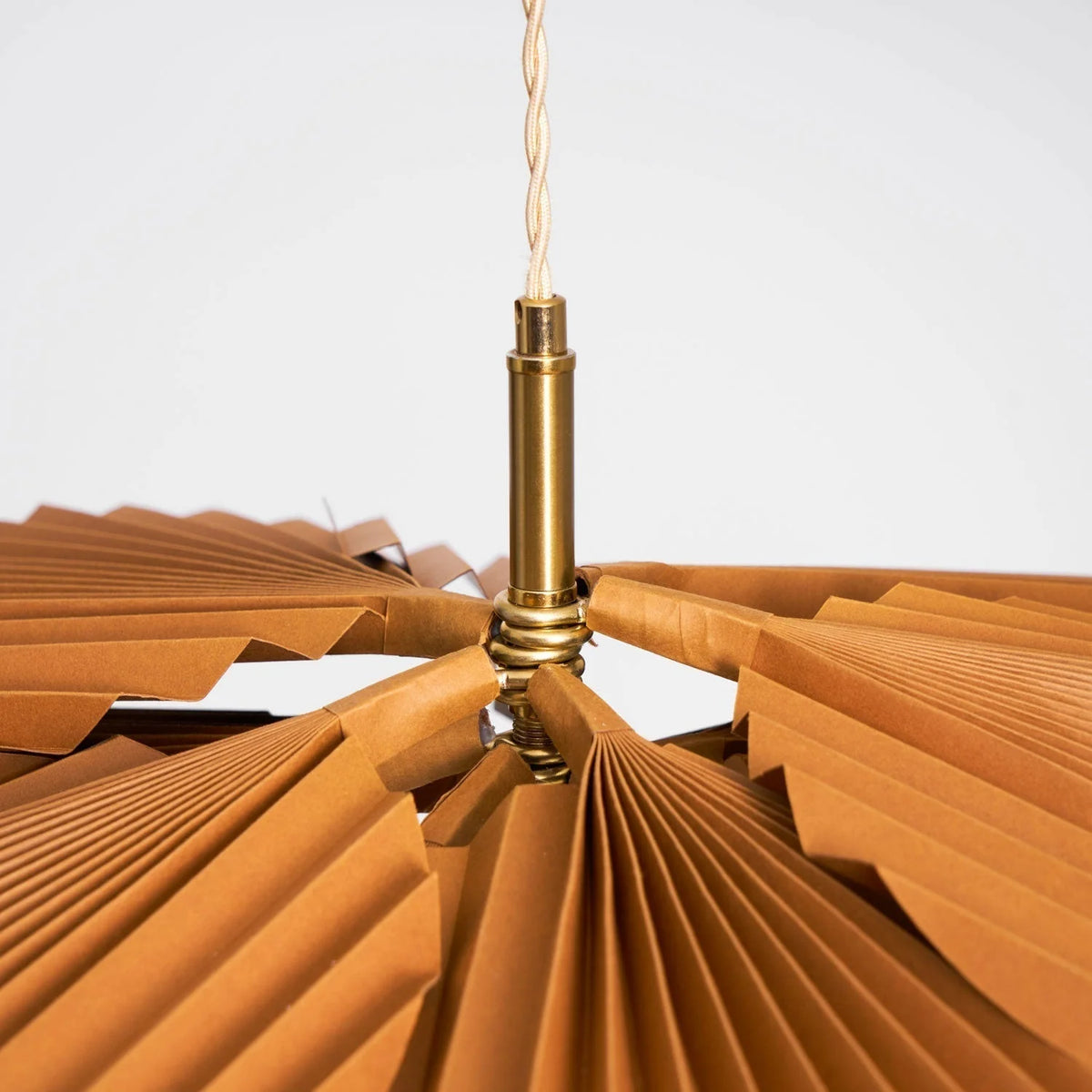 Pendant Lamp | Folded Lotus Paper Shade & Adjustable Cable | E26/E27 Socket