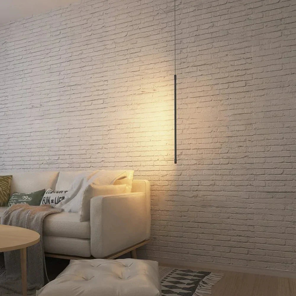 Pendant Lamp | Geometric Brushed Metal & Integrated LED | For 15–30 m²