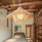 Pendant Lamp | Handwoven Rattan & Iron Frame | Ø40/50/60 cm