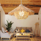 Pendant Lamp | Handwoven Rattan & Iron Frame | Ø40/50/60 cm