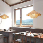 Pendant Lamp | Handwoven Rattan & Iron Frame | Ø40/50/60 cm