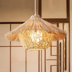 Pendant Lamp | Handwoven Rattan & Iron Frame | Ø40/50/60 cm