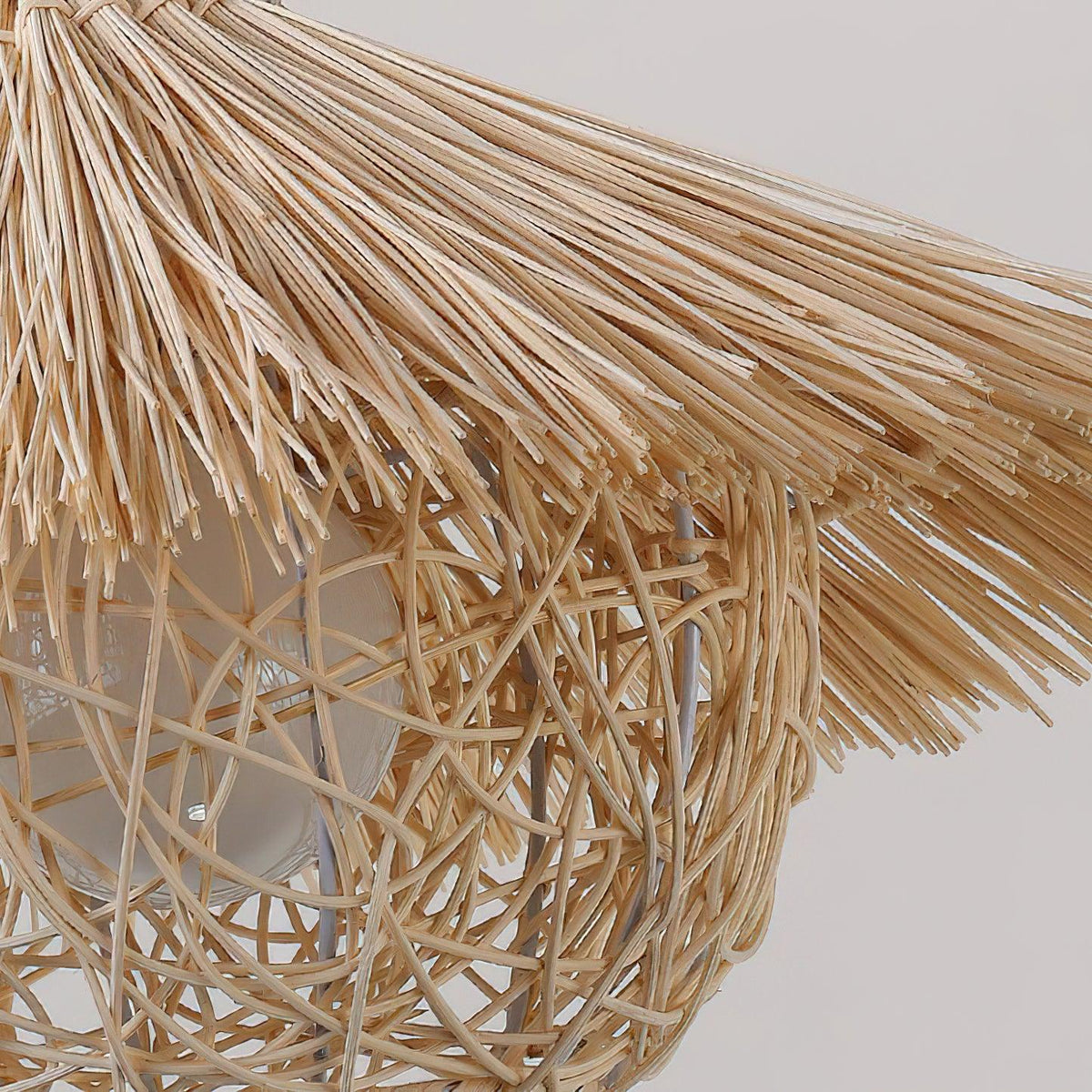 Pendant Lamp | Handwoven Rattan & Iron Frame | Ø40/50/60 cm