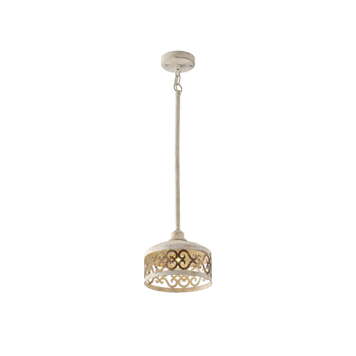 Pendant Lamp | Iron Body & Antique Finish | 22 cm Diameter