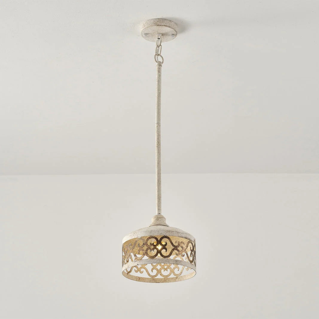 Pendant Lamp | Iron Body & Antique Finish | 22 cm Diameter