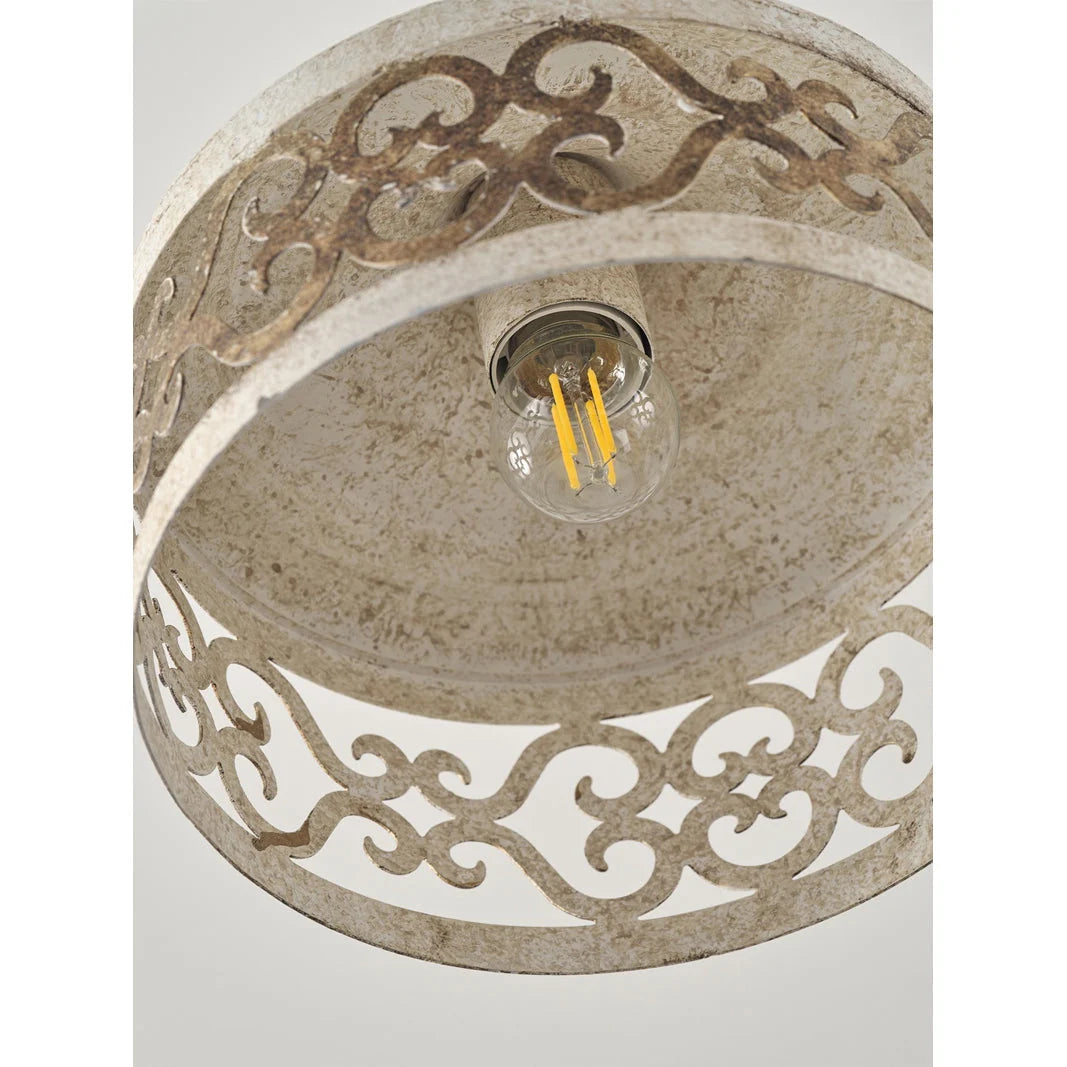 Pendant Lamp | Iron Body & Antique Finish | 22 cm Diameter