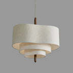 Pendant Lamp | Japandi Fabric Shade & Soft Light Diffusion