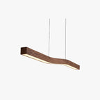 Pendant Lamp | Nordic Curved Linear & Dimmable LED | Adjustable Cable