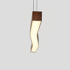 Pendant Lamp | Nordic Curved Linear & Dimmable LED | Adjustable Cable