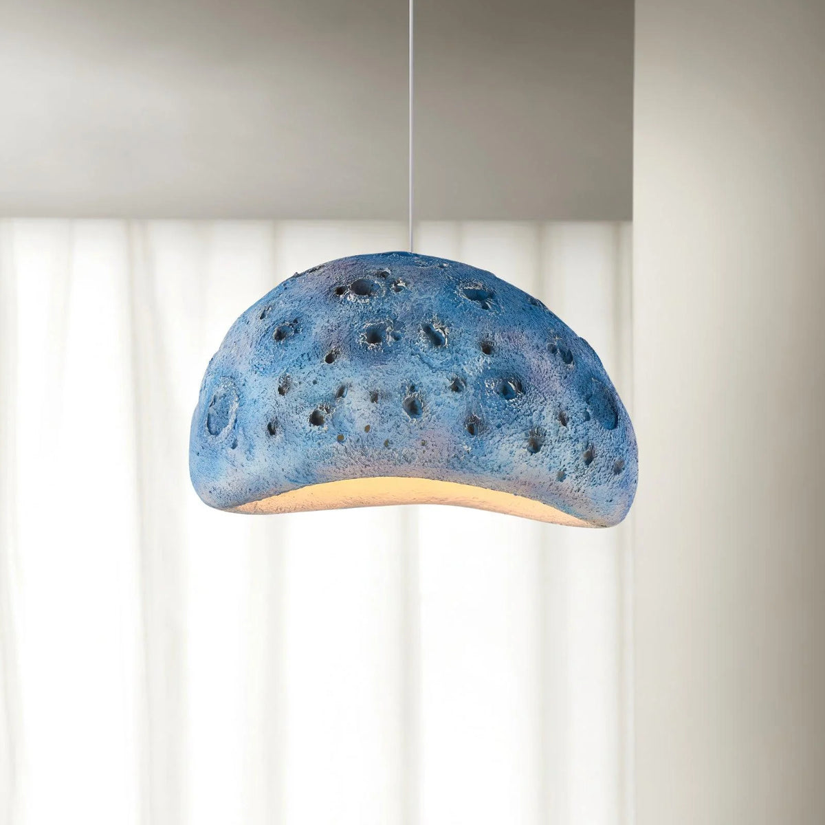 Pendant Lamp | Planet-Shaped HDPE & Metal | 40 & 60 cm