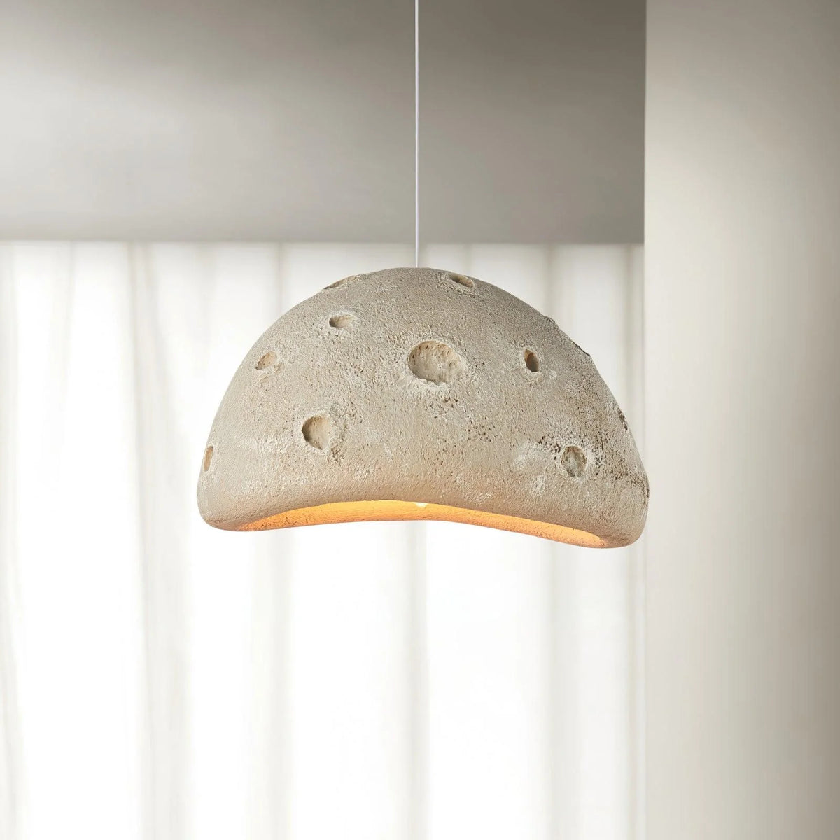 Pendant Lamp | Planet-Shaped HDPE & Metal | 40 & 60 cm