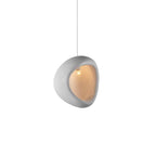 Pendant Lamp | Resin & Adjustable Suspension | Sloped Ceiling Compatible