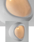 Pendant Lamp | Resin & Adjustable Suspension | Sloped Ceiling Compatible