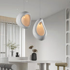 Pendant Lamp | Resin & Adjustable Suspension | Sloped Ceiling Compatible