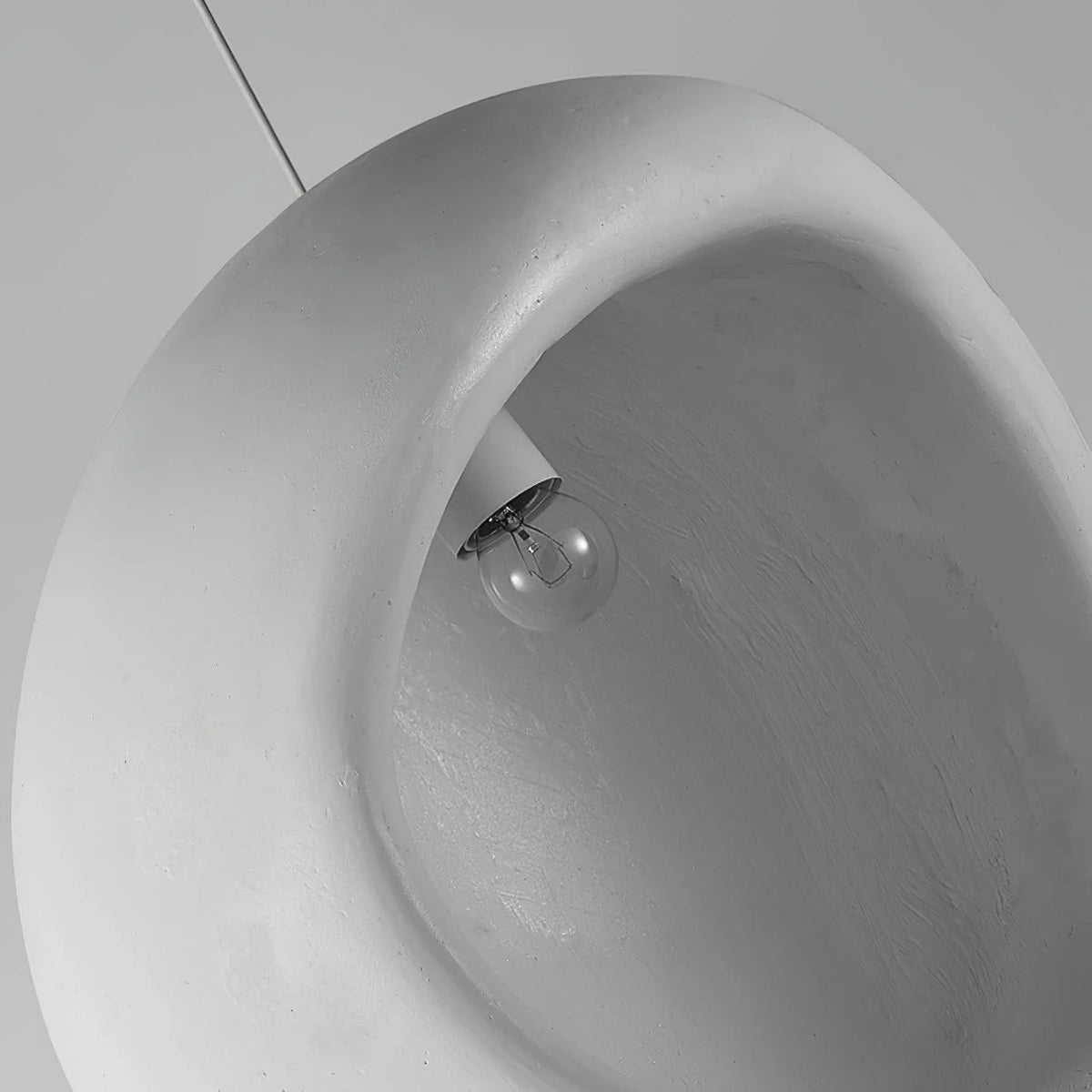 Pendant Lamp | Resin & Adjustable Suspension | Sloped Ceiling Compatible