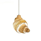 Pendant Lamp | Spiral Fabric Shade & Sculptural Design