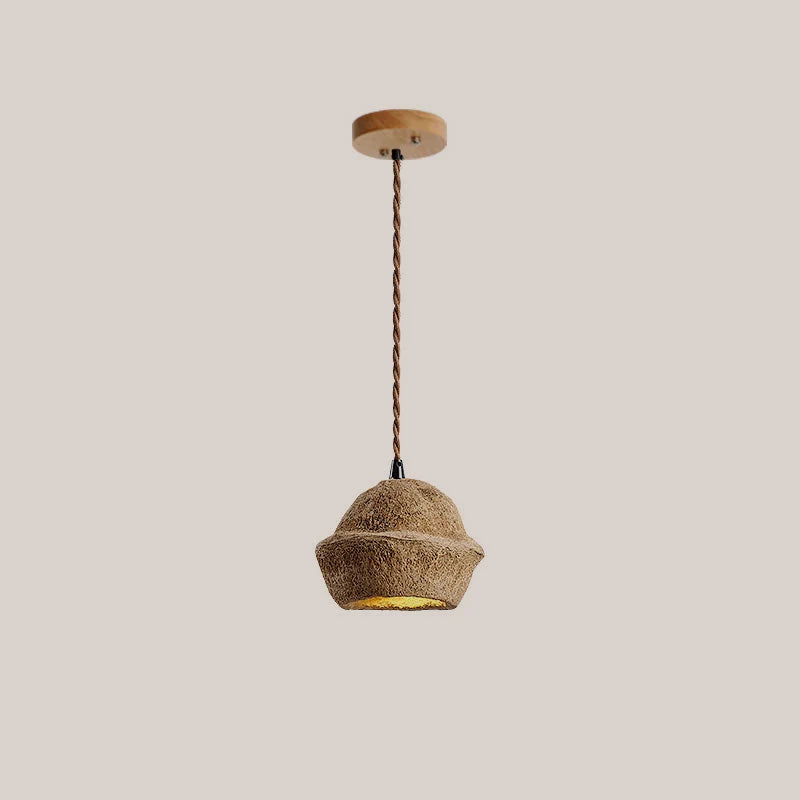 Pendant Lamp | Tree-Bark Body & Moisture-Resistant (IP20) | 1–3 Heads