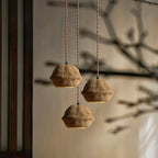 Pendant Lamp | Tree-Bark Body & Moisture-Resistant (IP20) | 1–3 Heads