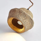 Pendant Lamp | Tree-Bark Body & Moisture-Resistant (IP20) | 1–3 Heads
