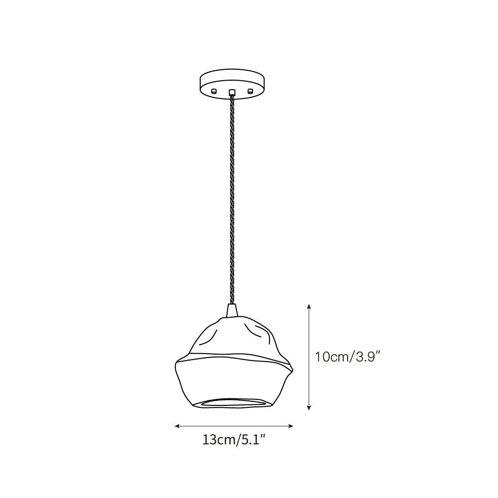 Pendant Lamp | Tree-Bark Body & Moisture-Resistant (IP20) | 1–3 Heads