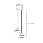 Pendant Lamp | Tree-Bark Body & Moisture-Resistant (IP20) | 1–3 Heads