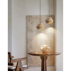 Pendant Lamp | Tree-Bark Body & Moisture-Resistant (IP20) | 1–3 Heads