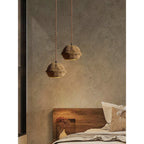 Pendant Lamp | Tree-Bark Body & Moisture-Resistant (IP20) | 1–3 Heads