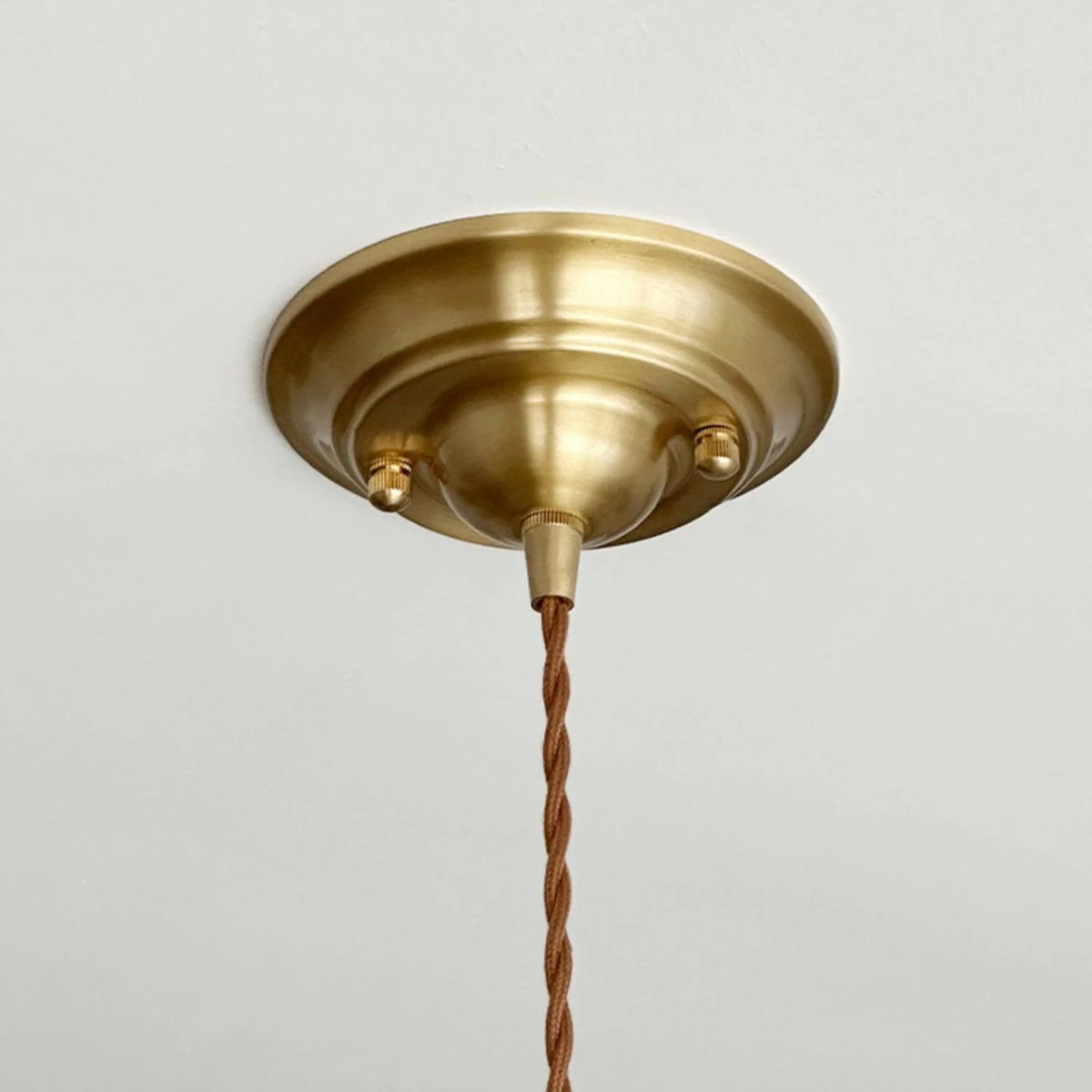 Pendant Lamp | Velvet Shade & Tassels | Adjustable Suspension