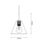 Pendant Light | Minimalist Brass Body & Glass Enclosure | Dimmable