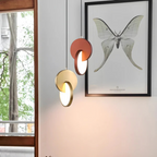 Pendant Lamp | Asymmetrical Aluminum Discs | Integrated Warm LED