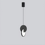 Pendant Lamp | Asymmetrical Aluminum Discs | Integrated Warm LED