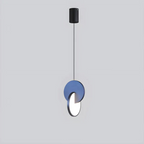 Pendant Lamp | Asymmetrical Aluminum Discs | Integrated Warm LED